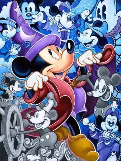 Disney Diamond Painting Cross Stitch Disney Mickey 5D DIY Diamond Embroidery Full round Rhinestone Of Picture Gift