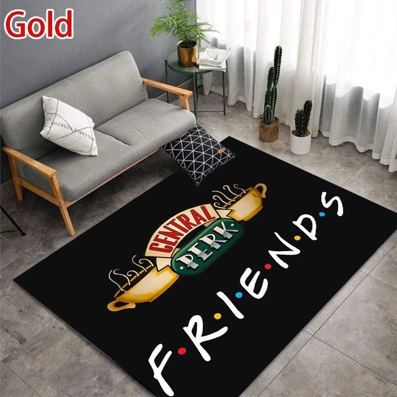 3D Printed Friends TV Show Floor Mats Door  Home Runner Rugs Bedroom Kids Play  Nursery  S Yoga