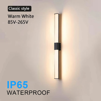 2/1 PCS Waterproof outdoor wall lamp LED Long wall lamp IP65 Aluminum Light Garden Villa porch Light 110V 220V Sconce Luminaire