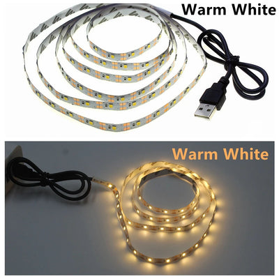 Rgb Usb 5V Led Strip Lights For Smart TV Backlight Night Light Living Gaming Wall Room Christmas Decor Lighting Atmosphere Lamp