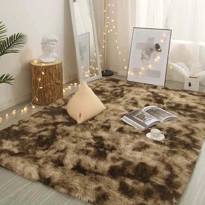 Tie-dyed Carpet Wholesale Plush Living Room Bedroom Bedside Rug Floor Mat Mat Household