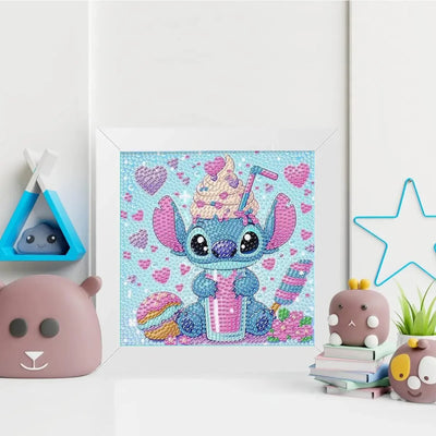 Children's stitch Diamond Painting 5D Animal Art Mini Set DIY Cute Cartoon Big Gem Painting Set Crystal Diamond Painting