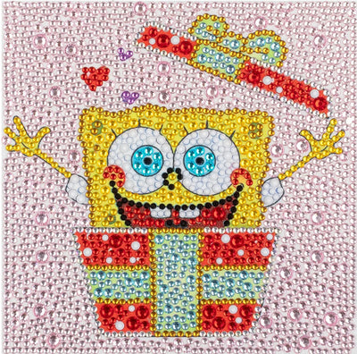 DIY Diamond Painting by Number Kits for Kids Cartoon Animal Picture Crystal Rhinestone Diamond Embroidery for Children Gifts