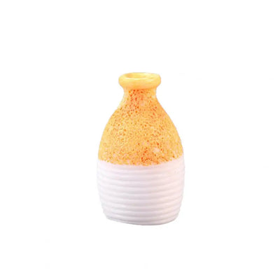 Modern Nordic Mini Resin Vase Miniature Flowerpot Small Mouth Vase Ornament Flower Vase Furniture  Micro Landscape Home Decor