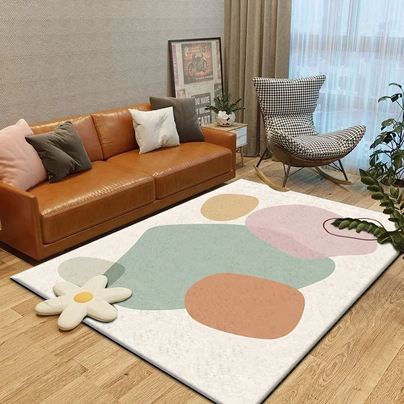 Carpet imitation cashmere living room bedroom bedside blanket extra large whole house coffee table sofa blanket rugs for bedroom